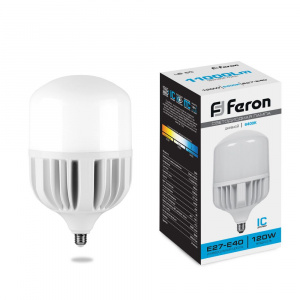 FERON Лампа светодиодная, (120W) 230V E27-E40 6400K Т150, LB-65
