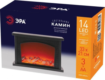Изображение товара Светодиодная новогодняя фигура ЭРА ЕGNIK - 06 камин 14 LED