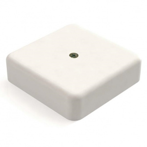 GREENEL Коробка распределительная для наружного монтажа с кабель-каналом  75х75х20мм, IP40, цвет-БЕЛЫЙ (100шт)