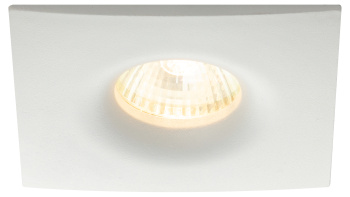 ЭРА Встраиваемый светильник алюминиевый KL104 WH MR16 GU5.3 белый