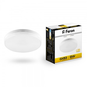 FERON лампа светодиодная LB-451 7W GX53 6500K 230V для натяжных потолков*