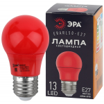 Лампочка светодиодная ЭРА STD ERARL50-E27 E27 / Е27 3Вт груша красный для белт-лайт