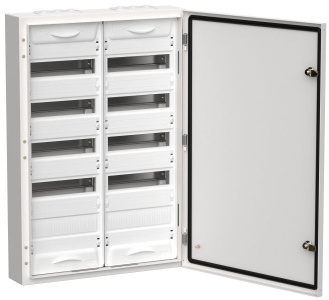 Изображение товара TITAN 5 Корпус металлический ЩРн-120 (2х60) 835х570х140мм IP54 белый (одна дверь) IEK