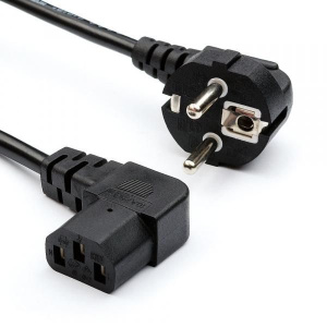 Кабель питания Alencom  для компьютера 1,5м угловой 3*0,75мм 250V 10A от оптового интернет-магазина Макел25.