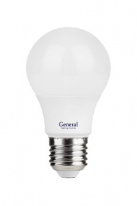 GENERAL лампа светодиодная ЛОН А60 GLDEN-WA60P-11-230-E27-2700