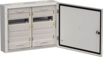 Изображение товара TITAN 5 Корпус металлический ЩРн-48 (2х24) 460х570х140мм IP54 серый (одна дверь) IEK