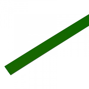 Трубка термоусаживаемая ТУТ 12,0/6,0мм, зеленая, упаковка 50 шт. по 1м, PROconnect