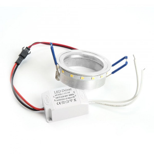 FERON Кольцо с диодами и драйвер для светильников с подсветкой, 3W 15LED SMD2835 4000K, LB-1226