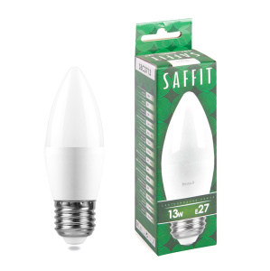 FERON Лампа светодиодная SAFFIT SBC3713 Свеча E27 13W 4000K от оптового интернет-магазина Макел25.