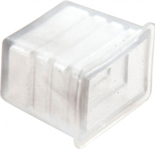 FERON Заглушка для квадр.дюралайта LED-F3W, пластик, LD130