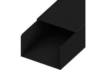 AGIS Profile Кабель-канал ПВХ 100х60 мм Черный (12м/уп)
