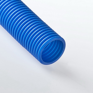РУВИНИЛ Труба гофрированная 63мм ПНД (синяя) для МПТ