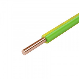 Провод ПуВнг(А)-LS 1х4,0 ГОСТ на катушке (500м), желто-зеленый TDM