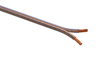 ЭРА Акустический кабель 2х0,50 мм2 прозрачный, 5 м