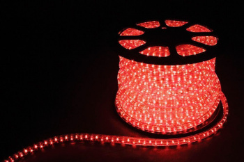 FERON Дюралайт светодиодный LED-F3W 3-х жильный , красный 2,88Вт/м 72LED/м 50м 220V