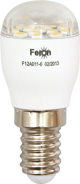 FERON лампа светодиодная LB-10 E-14 2W 2700К, для холодильника*