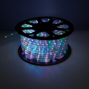 Изображение товара FERON Дюралайт светодиодный LED-R2W 2-х жильный, RGBW 1,44Вт/м 24LED/м 50м 230V
