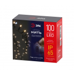 Светодиодная новогодняя гирлянда ЭРА ERAPS-PM10 нить уличная 10 м мультиколор 100 LED