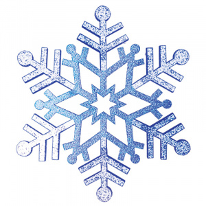 Елочная фигура Снежинка резная, 81 см, цвет синий