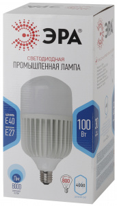 Лампа светодиодная ЭРА STD LED POWER T160-100W-4000-E27/E40 Е27 / Е40 100Вт колокол нейтральный белый свет