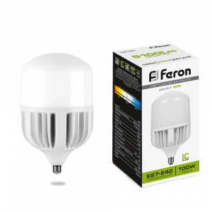 FERON Лампа светодиодная, (100W) 230V Е27-E40 4000K T140, LB-65