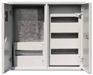 Systeme (Schneider) Electric  DEKraft Корп. метал. две двери 520х585х160 3-фазн. 48 мод. IP31 ЩРУН-3/48