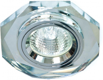 FERON Светильник встраиваемый DL8020-2/8020-2 потолочный MR16 G5.3 серебристый