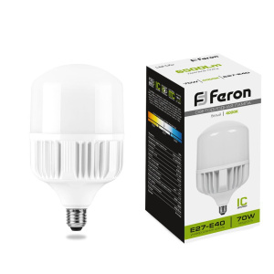 FERON лампа светодиодная LB-65 70W 230V E27-40 4000K от оптового интернет-магазина Макел25.