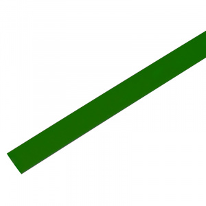 Трубка термоусаживаемая ТУТ 6,0/3,0мм, зеленая, упаковка 50 шт. по 1м, PROconnect