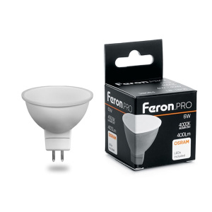 FERON PRO Лампа светодиодная LB-1606 (6W) 230V G5.3 4000K MR16 OSRAM LED от оптового интернет-магазина Макел25.