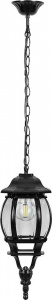 FERON Светильник садово-парковый 8105/PL8105 восьмигранный на цепочке 100W E27 230V, черный