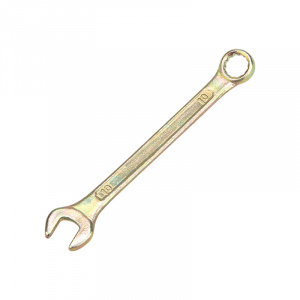 Ключ комбинированный 10мм, желтый цинк REXANT