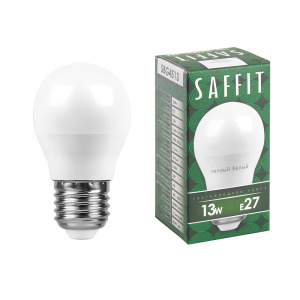 FERON Лампа светодиодная SAFFIT SBG4513 Шарик E27 13W 2700K