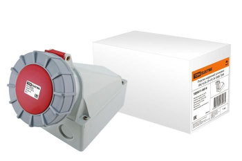 Изображение товара Розетка наружной установки IP67 63А 3Р+РЕ+N 380В TDM