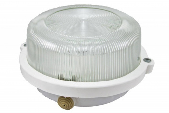 TDM светильник НПП 03-100-005.03 У3 (корпус с обручем без защитной решетки, белый)