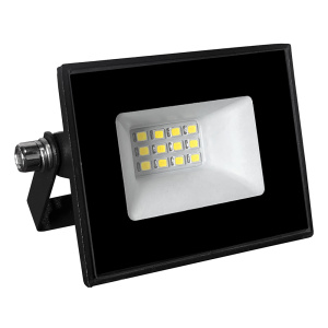 Изображение товара SAFFIT Прожектор светодиодный 10W 6500K  AC220-240V/50Hz IP65, черный в компактном корпусе, SFL51-10, ПРОМО