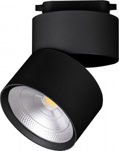 FERON Светодиодный светильник AL107 трековый однофазный на шинопровод 25W, 90 градусов, 4000К, черный