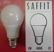 FERON SAFFIT SBA6015 лампа светодиодная 15W 4000K 230V E27 A60*
