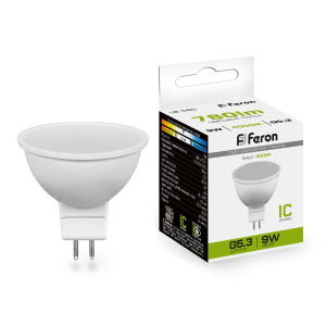 Изображение товара FERON лампа светодиодная LB-560 9W MR16 G5.3 4000K 230V