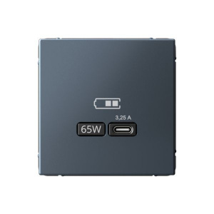 Изображение товара Systeme Electric ARTGALLERY USB РОЗЕТКА тип-С 65Вт высокоскор.заряд. QC, PD, механизм, ГРИФЕЛЬ