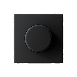 Изображение товара Systeme Electric ARTGALLERY СВЕТОРЕГУЛЯТОР (диммер) повор-нажим, LED, RC, 400Вт, механизм, КАРБОН