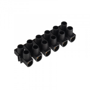 Клеммная колодка винтовая KВ-14 (6-14 мм²), ток 20 A, полипропилен черный, индивидуальная упаковка, 1 шт. REXANT