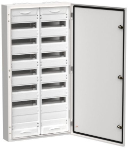 Изображение товара TITAN 5 Корпус металлический ЩРн-168 (2х84) 1085х570х140мм IP54 белый (одна дверь) IEK