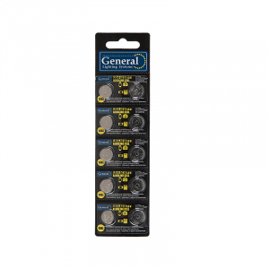 GENERAL батарейка кнопочная щелочная GBAT-LR54 (AG10)