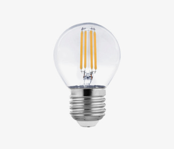 LEDS POWER Светодиодная лампа Filament G45 E27 6Вт 4000К