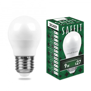 FERON Лампа светодиодная SAFFIT SBG4509 Шарик E27 9W 2700K