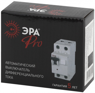 Автоматический выключатель дифференциального тока ЭРА PRO NO-902-08 АВДТ 64 C10 30мА 1P+N тип A