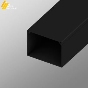 AGIS Profile Кабель-канал ПВХ 80х60 мм Черный (12м/уп)