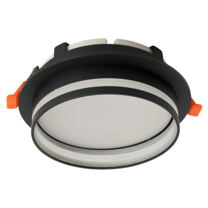 Изображение товара FERON Светильник потолочный встраиваемый, 25W 230V GX70, черный, круг, без лампы, DL702 LUNA