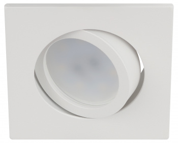 Встраиваемый светильник алюминиевый ЭРА KL87 WH MR16/GU5.3 белый